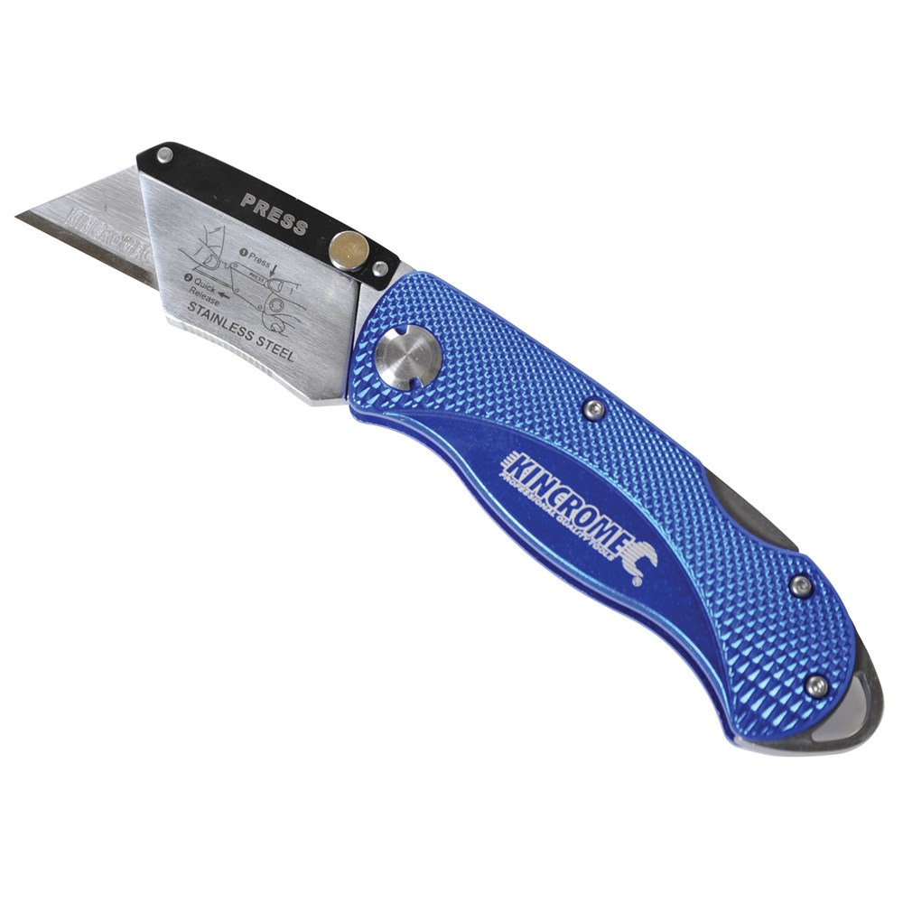 KINCROME FOLD UTILITY KNIFE QUICK RELEASE